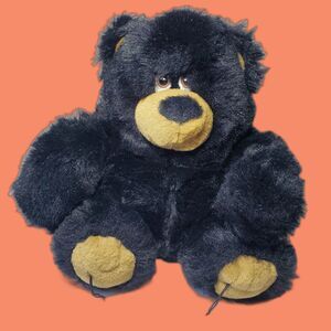 Chrisha Black Bear Playful Plush 1988 Sara Lee